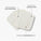 Forest leaves with annotations; multi-functional, dual sided design, woven from upcycled cotton, pioneering shapeshifting fibres